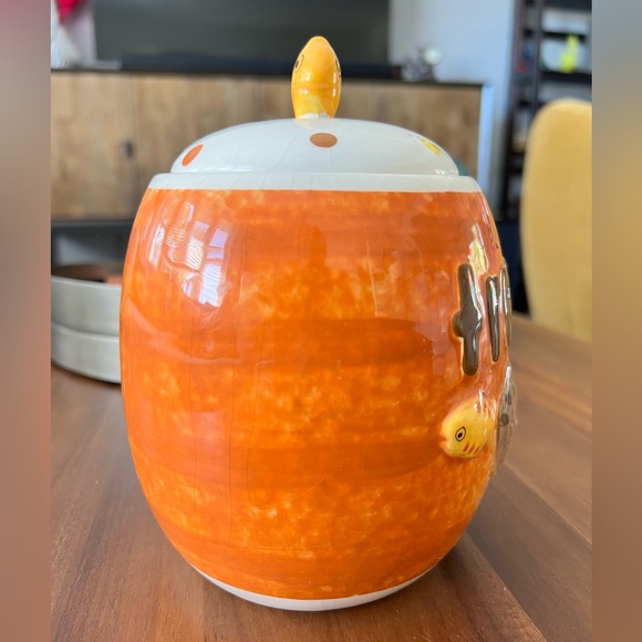 Boston Warehouse Ceramic Cat Treat Canister - Picture 3 of 8